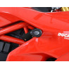 Tampons de protection R&G RACING Aero noir sans percage Ducati Supersport