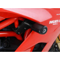 Tampons de protection R&G RACING Aero noir sans percage Ducati Supersport Tampons de protection R&G RACING Aero noir sans percage Ducati Supersport