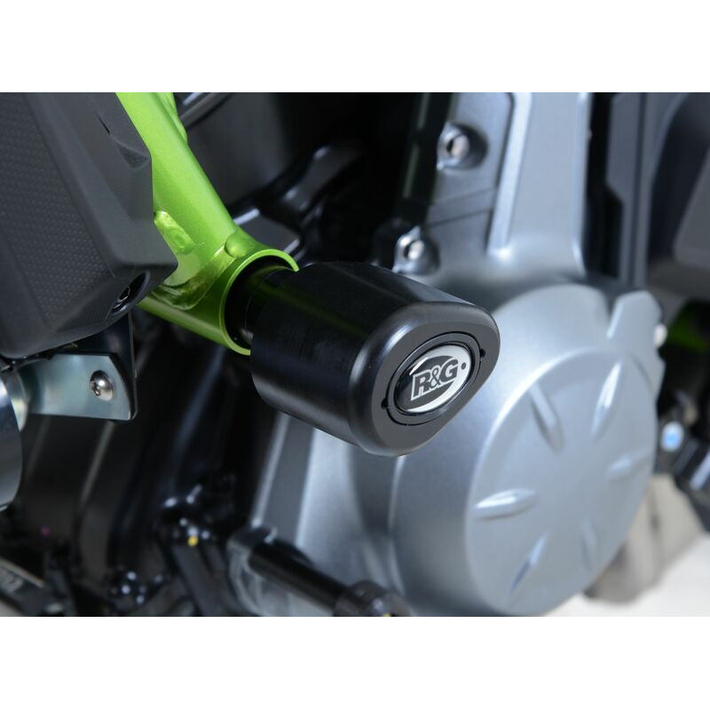 Tampons de protection R&G RACING Aero blanc Kawasaki Z650 Tampons de protection R&G RACING Aero blanc Kawasaki Z650