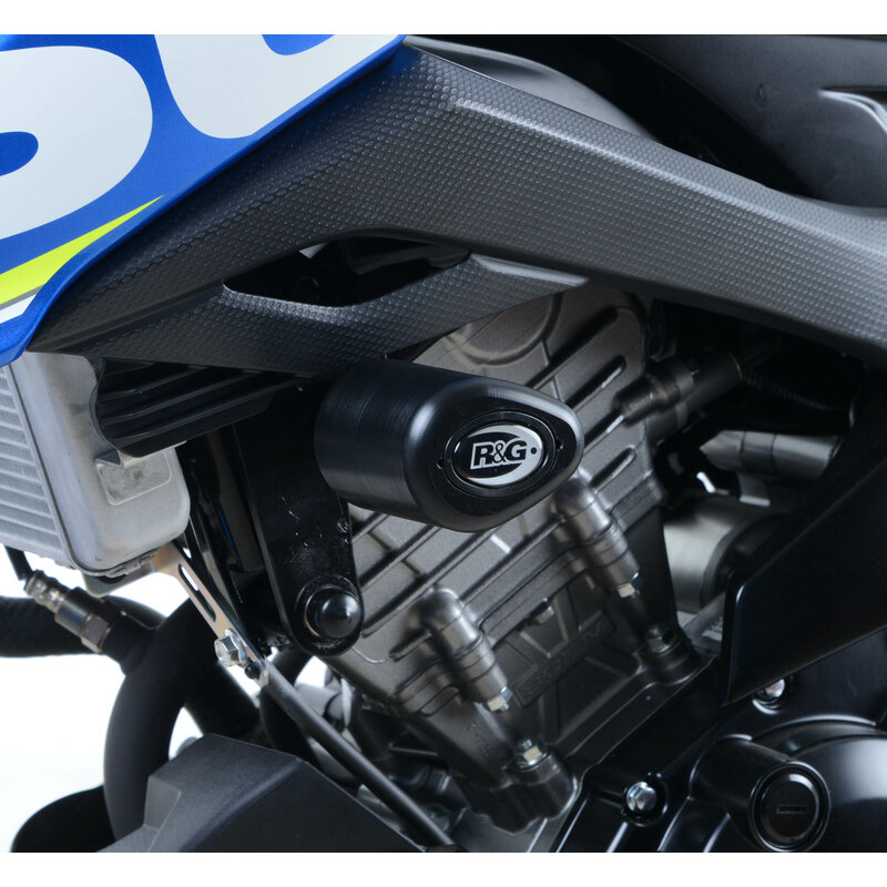 Tampons de protection R&G RACING Aero noir Suzuki GSX-S125 Tampons de protection R&G RACING Aero noir Suzuki GSX-S125