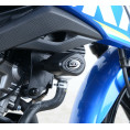 Tampons de protection R&G RACING Aero noir Suzuki GSX-S125 Tampons de protection R&G RACING Aero noir Suzuki GSX-S125