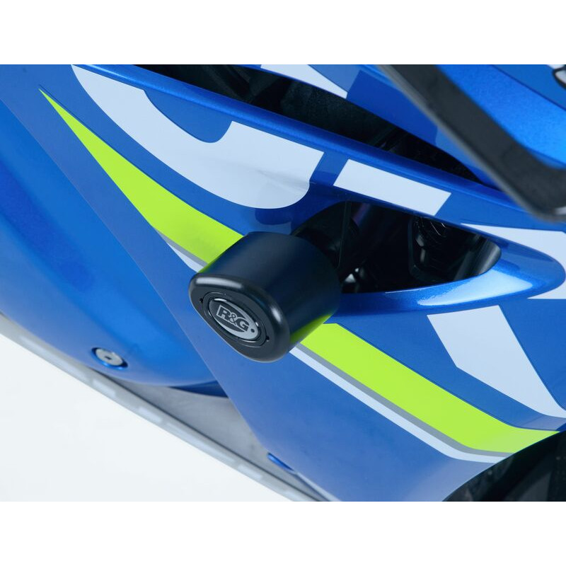 Tampons de protection R&G RACING Aero noir Suzuki GSX-R1000