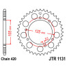 Kit chaîne JT/JT 420HDR 11/53 - Couronne arrière standard Type 1131