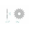 Kit chaîne AFAM A420M 11/51 - Couronne arrière standard Type 38101