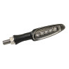 KOSO LED-Indicator , Matt Black, E-mark, Piece