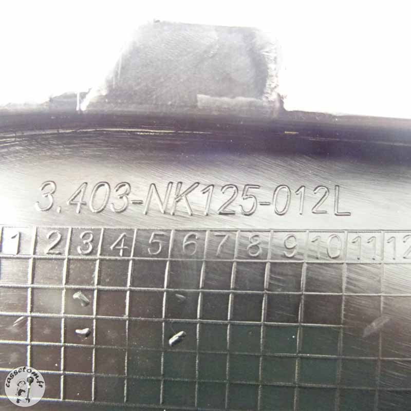 Carénage sous selle gauche Masai 125 Furious 2020