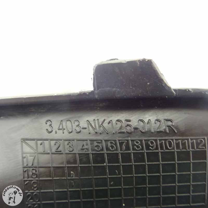 Carénage sous selle droit Masai 125 Furious 2020