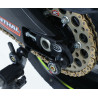 Pions de bras oscillant avec platine R&G RACING noir Suzuki GSX-R1000