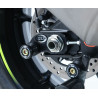 Pions de bras oscillant avec platine R&G RACING noir Suzuki GSX-R1000