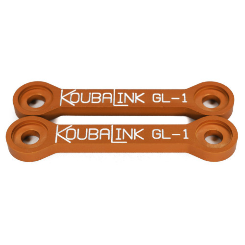 Kit de rabaissement de selle KOUBALINK (28.6 mm) orange - Suzuki SFV650 Gladius