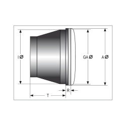 Insert de phare LED HIGHSIDER type 5 - 3/4"