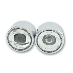 Phare LED SHIN YO Twin chromé montage latéral