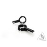 Support éclairage DENALI tubes de fourche Ø39-49mm noir