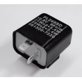 SHIN YO Flasher Relay, 2 Terminals, 12V 21W, Black