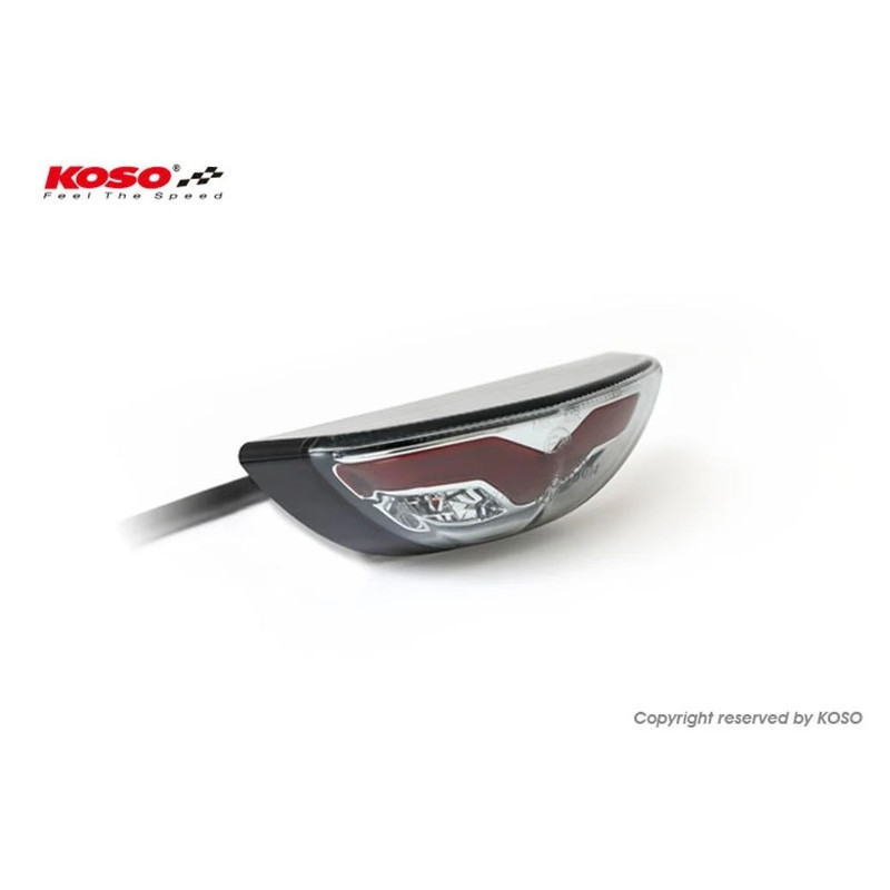 KOSO Led-Taillight, Smoke GT-03, e-mark.
