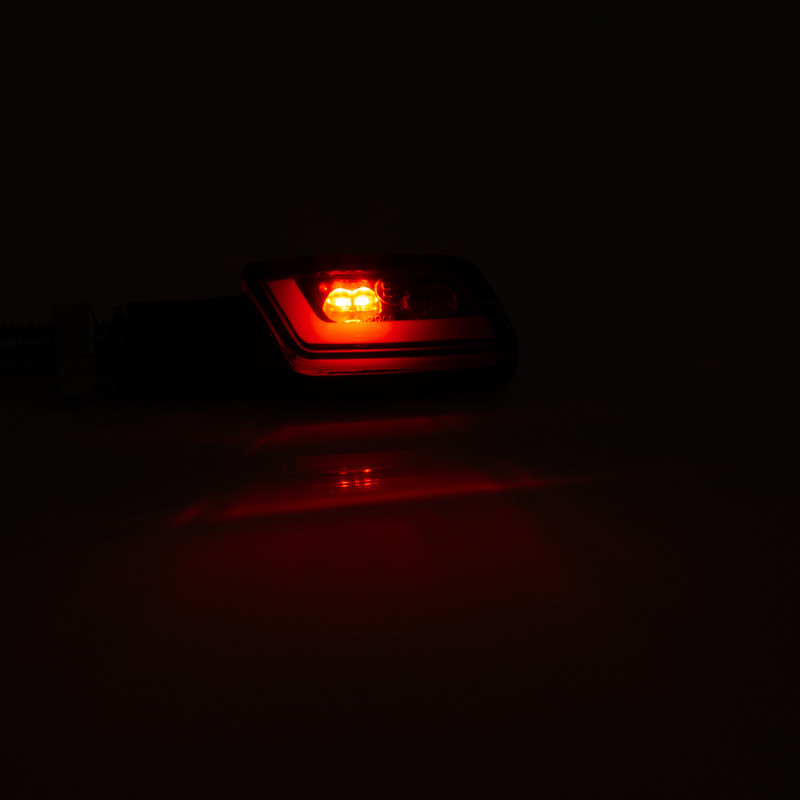 HIGHSIDER smart Led Taillight/Indicator FORMULA-TS, Black, Smoke, Pair