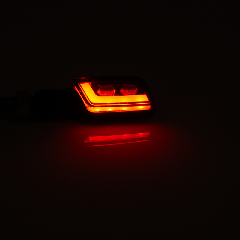 HIGHSIDER smart Led Taillight/Indicator FORMULA-TS, Black, Smoke, Pair