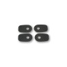 HIGHSIDER smart Mounting plates INDY SPACER for various KAWASAKI Z750/,ZX10R,ER6 F/N, black, Set