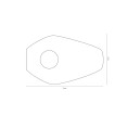 HIGHSIDER smart Mounting plates INDY SPACER for various KAWASAKI, YAMAHA,SUZUKI, Set
