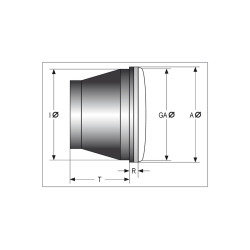 HIGHSIDER smart Driving lamp insert with parking light, 90mm