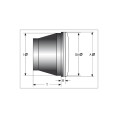 HIGHSIDER smart Driving lamp insert with parking light, 90mm