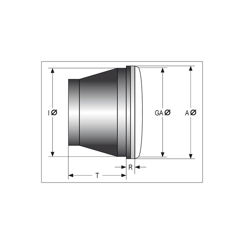 HIGHSIDER smart H4 insert 130 x 90mm, clear glass 12V 60/55W, parking light, E-gepr.