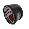 HIGHSIDER smart LED taillight STOP, red glass, black metal housing