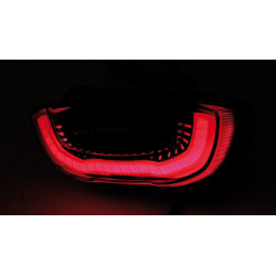 HIGHSIDER smart LED taillight HONDA CB 650 year 18-, reflector black, tinted
