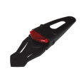 HIGHSIDER smart LED taillight, red glass, with universal rear plastic in black