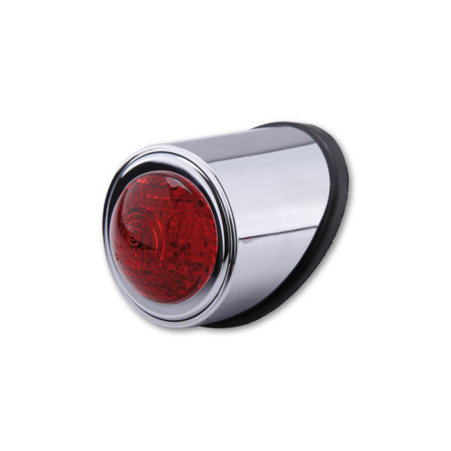 HIGHSIDER smart LED taillight OLD SCHOOL TYP1, chrome, red glass, E-approved