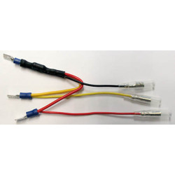 HIGHSIDER smart Resistor with adapter cable for LED rear lights, 6.3 mm flat plug