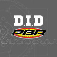 Kit chaîne DID/PBR 420D 11/53 (ratio OEM) renforcé - couronne acier standard 4412 Kit chaîne DID/PBR 420D 11/53 (ratio OEM) renforcé - couronne acier standard 4412