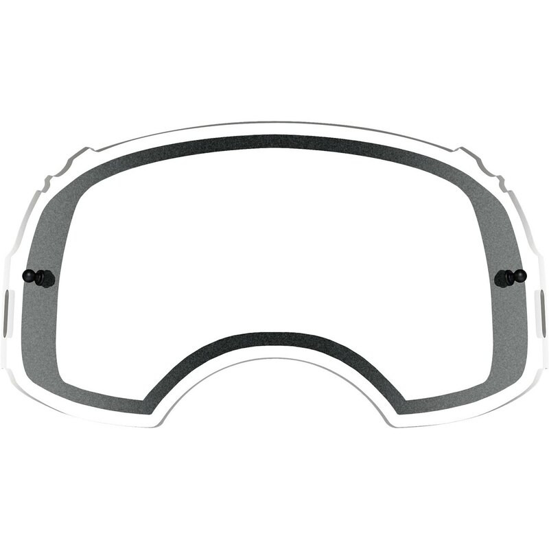 Écran double OAKLEY Airbrake Plutonite transparent
