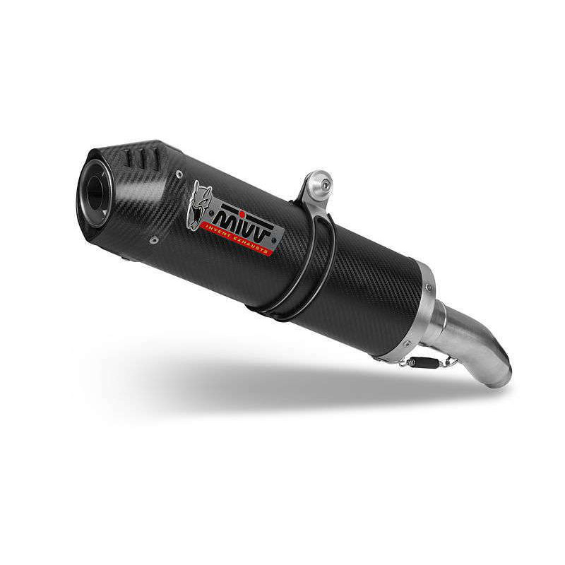 Silencieux MIVV Oval Carbon Cap carbone Kawasaki Versys 1000 Silencieux MIVV Oval Carbon Cap carbone Kawasaki Versys 1000