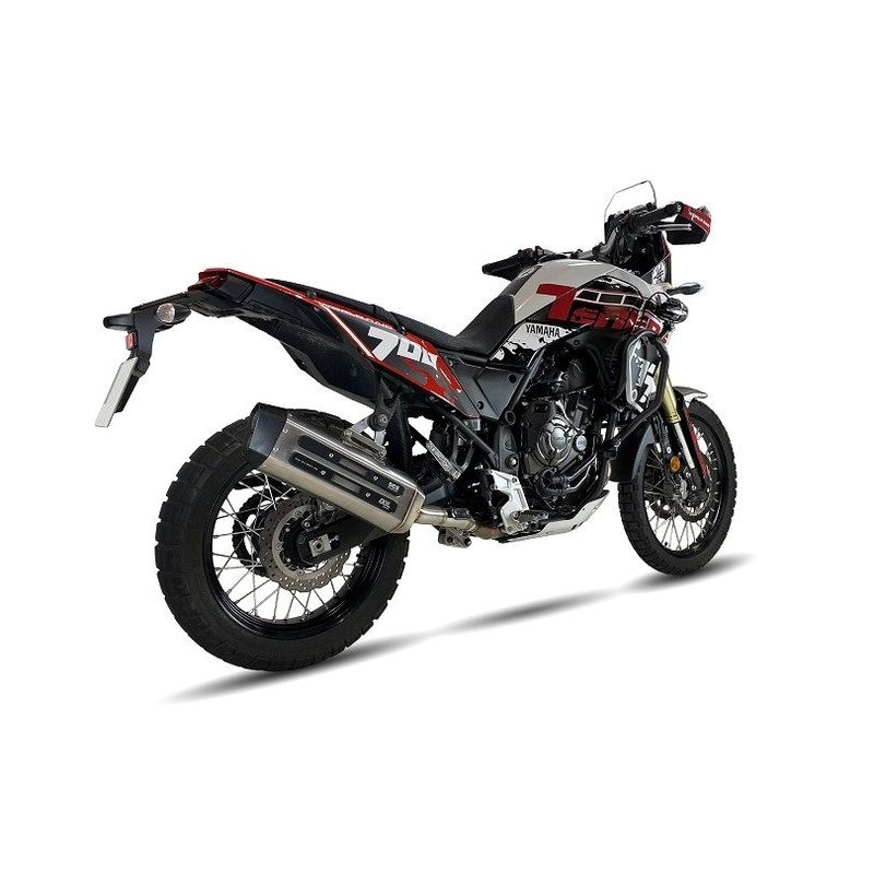 Silencieux IXIL MXT inox / alu noir - Yamaha Ténéré 700 - EY9067SS