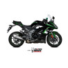 Silencieux MIVV Delta Race inox brossé/carbone - Kawasaki Ninja 1000 sx