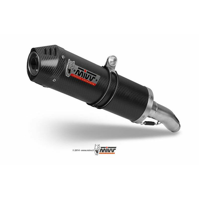 Silencieux double MIVV Oval Carbon Cap carbone Yamaha FZ6 Fazer Silencieux double MIVV Oval Carbon Cap carbone Yamaha FZ6 Fazer