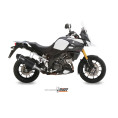 Silencieux MIVV Speed Edge inox brossé noir/casquette carbone Suzuki DL1000 V-Strom Silencieux MIVV Speed Edge inox brossé noir/casquette carbone Suzuki DL1000 V-Strom