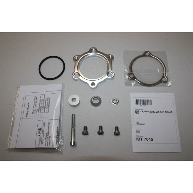 Silencieux IXIL Hexoval Xtrem inox / alu noir - Kawasaki ZX-6R Ninja - OK7045VSE