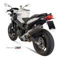 Silencieux MIVV Oval Carbon Cap carbone BMW F800R Silencieux MIVV Oval Carbon Cap carbone BMW F800R