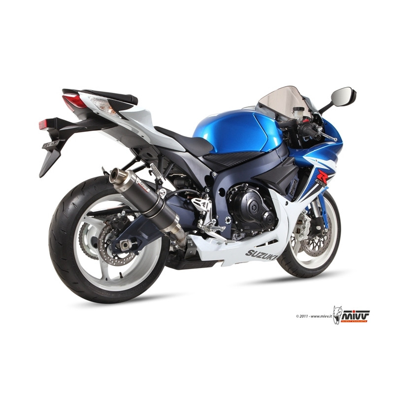 Silencieux MIVV GP carbone Suzuki GSX-R600/GSX-R750 Silencieux MIVV GP carbone Suzuki GSX-R600/GSX-R750