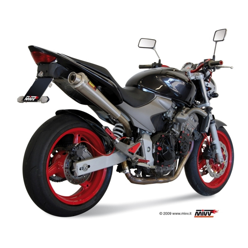 Silencieux MIVV X-Cone inox brossé Honda CB600F Hornet Silencieux MIVV X-Cone inox brossé Honda CB600F Hornet