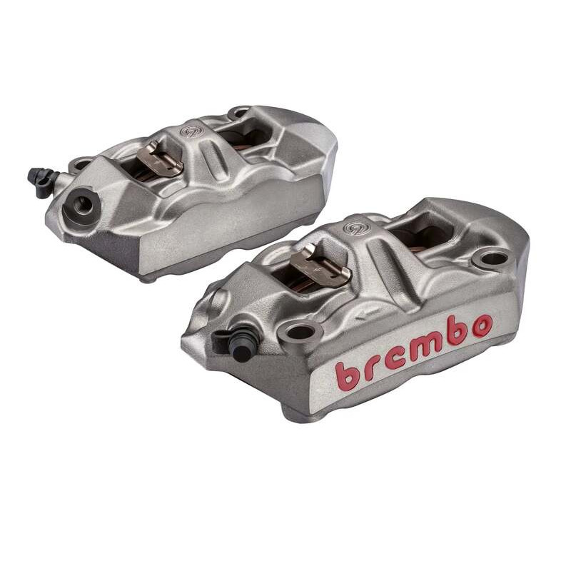 Paire étriers BREMBO UPGRADE M4 monobloc - 108mm/P4 34 (avec plaquettes)