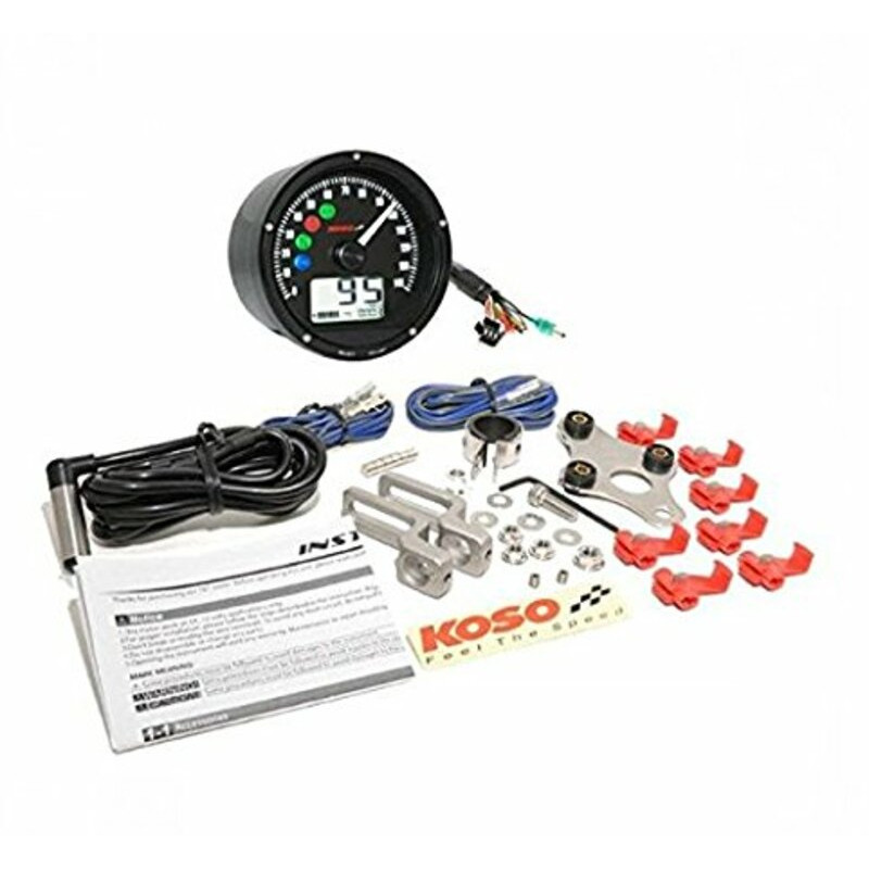 Compteur de vitesse KOSO D75 noir