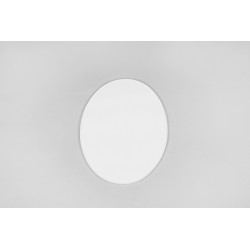 Plaque numéro frontale UFO Oval blanc