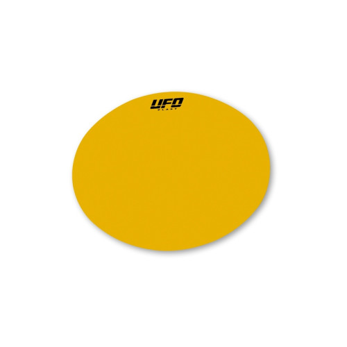 Planche adhésive ovale UFO jaune