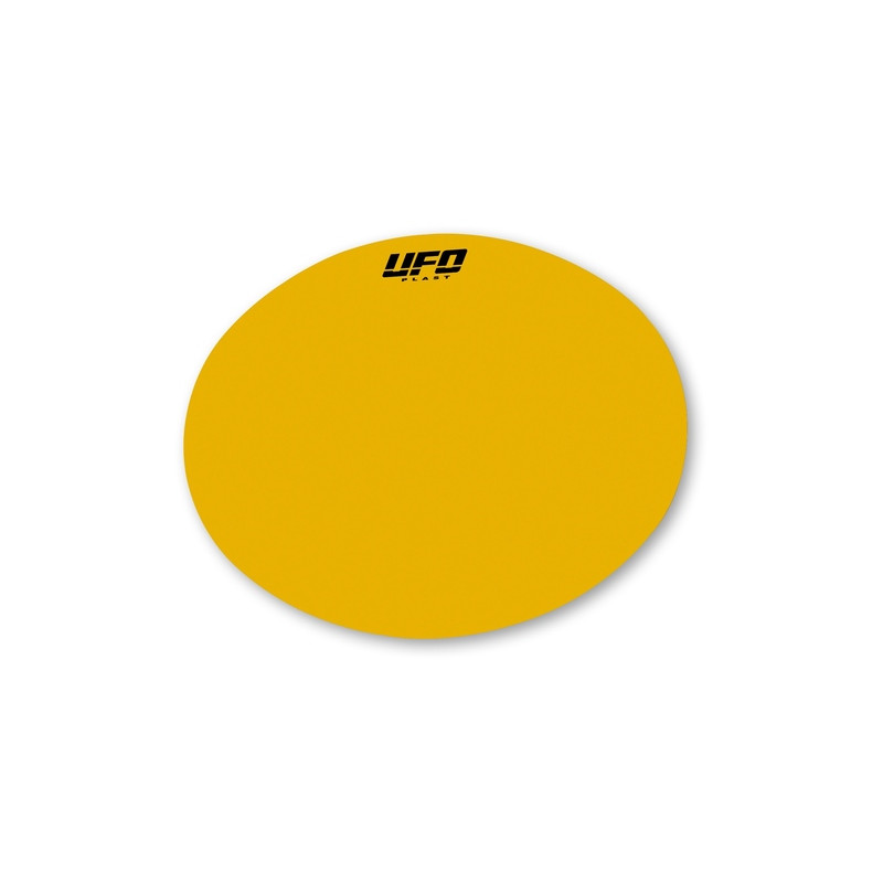 Planche adhésive ovale UFO jaune