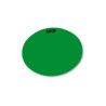 Planche adhésive ovale UFO vert