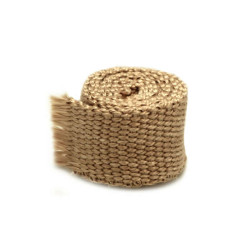 Bande thermique collecteur ACOUSTA-FIL 50mm x 7,5m 650°C marron