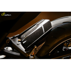 Garde boue arrière LIGHTECH carbone brillant
